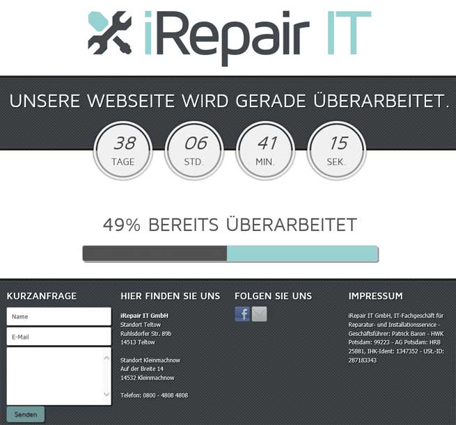 iRepair IT GmbH | IT-Fachgeschäft für Reparatur- und Installationsservice